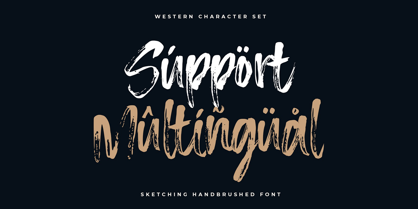 Example font Sketching #4